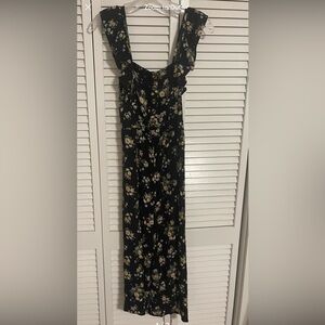 American Eagle Outfitters Black Floral Dress